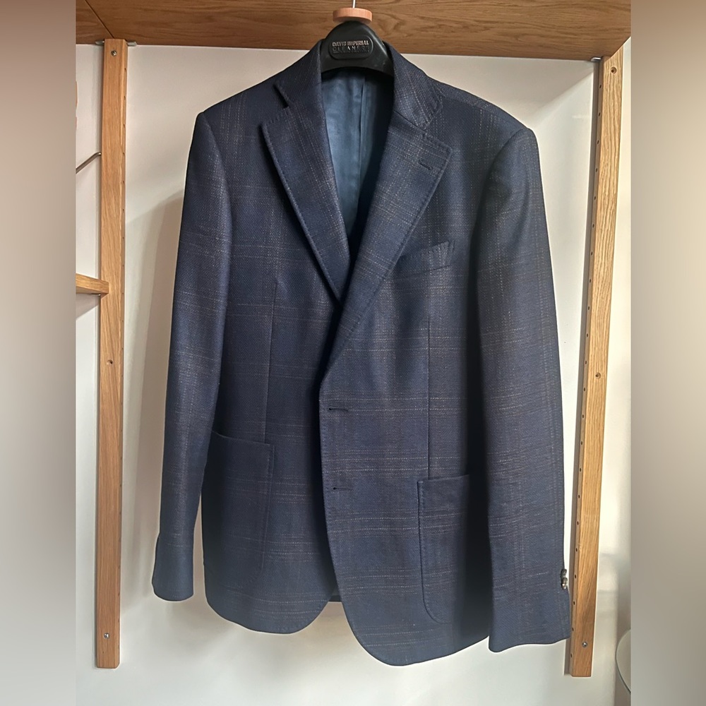 Men's Navy Blazer Made in Italy